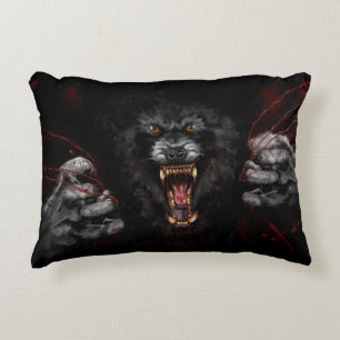 Werewolf, der heraus Ihr Herz zerreißt Zierkissen