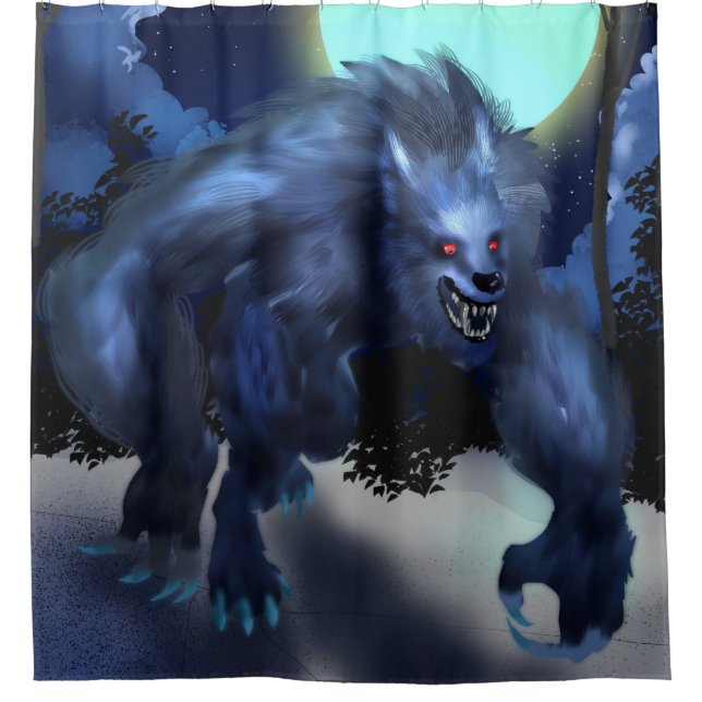 Werewolf Duschvorhang (Vorderseite)
