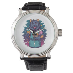 Werewolf-Eiscreme-Stand Armbanduhr