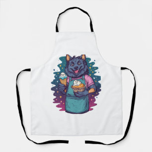 Werewolf-Eiscreme-Stand Schürze