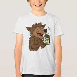 Werewolf Fool Moon Forest Candle Tri-Blend Shirt
