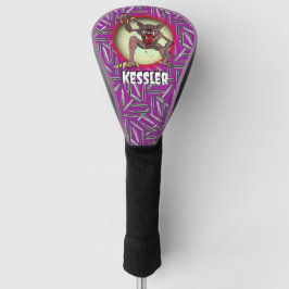 Werewolf Full Moon Lila Halloween Personalize Golf Headcover