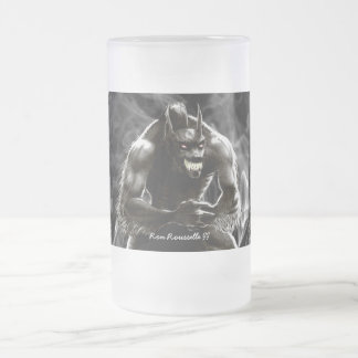 Werewolf-Glas-Tasse Mattglas Bierglas