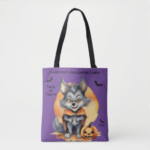 Werewolf Halloween Candy Trick oder Treat Tasche