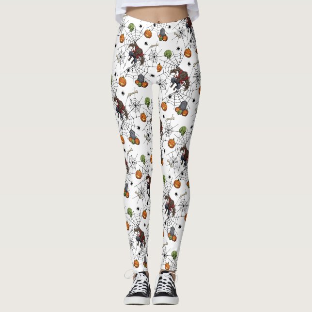 🐺 Werewolf Halloween Leggings 🎃 💀 (Vorderseite)