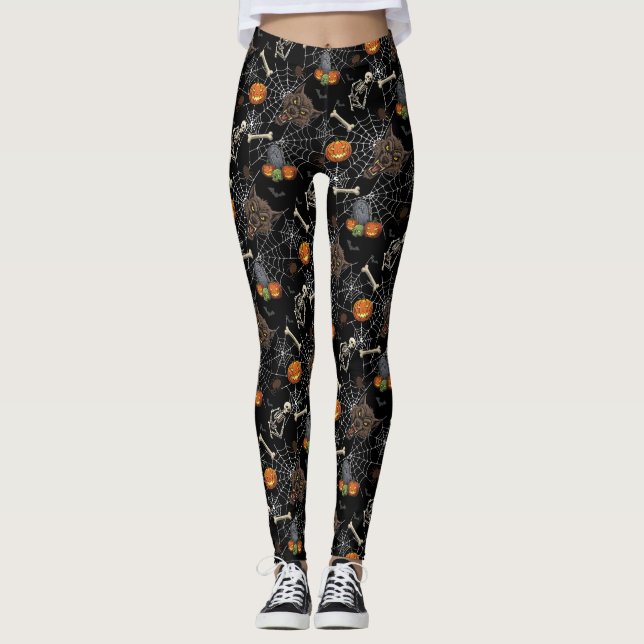 🐺 Werewolf Halloween Leggings 🎃 💀 (Vorderseite)