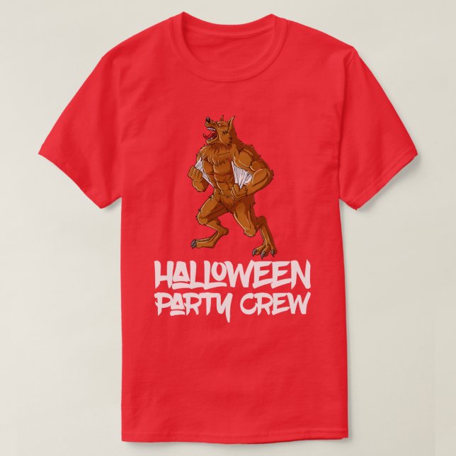Werewolf Halloween Matching-Kostüm T-Shirt (Design vorne)