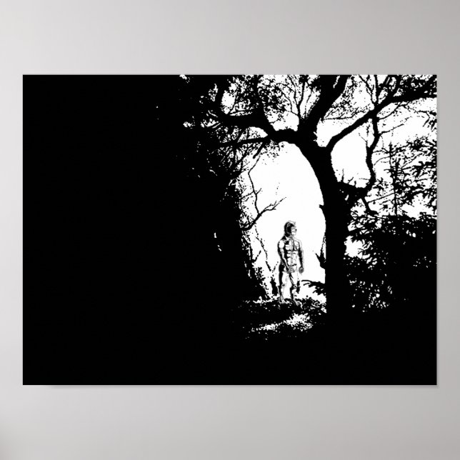 Werewolf in Forest Poster (Vorne)