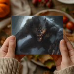 Werewolf Lycan Postkarte<br><div class="desc">Dieses Design kann personalisiert werden, indem Sie die Option zum Hinzufügen von Text anpassen auswählen. Kontaktieren Sie mich unter colorflowcreations@gmail.com , wenn Sie dieses Design für ein anderes Produkt haben möchten. Sehen Sie mehr meiner Kreationen oder folgen Sie mir unter www.facebook.com/colorflowcreations, www.instagram.com/colorflowcreations, www.twitter.com/colorflowart und www.pinterest.com/colorflowcreations.</div>