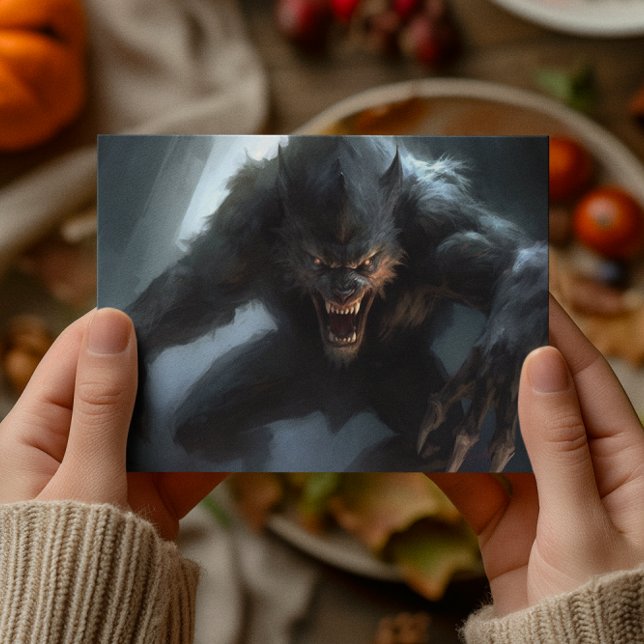 Werewolf Lycan Postkarte (Von Creator hochgeladen)