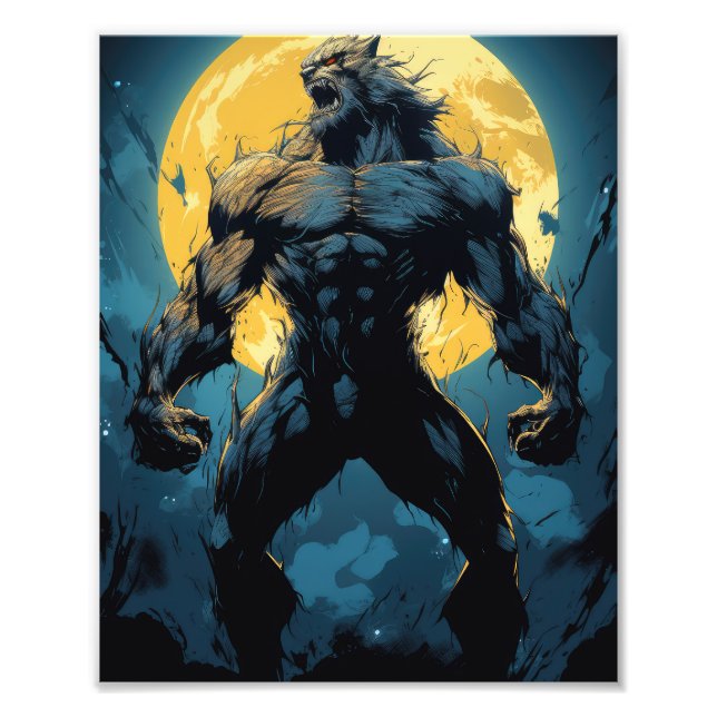 Werewolf Monster Fotodruck (Vorne)