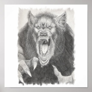 Werewolf-Plakat Poster