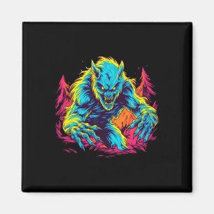 Werewolf Pranks - Lunar Mischief zu Halloween Magnet