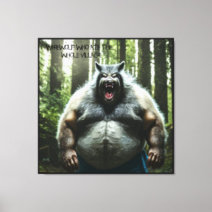 Werewolf Qui A Mangé Toute La Toile Du Village