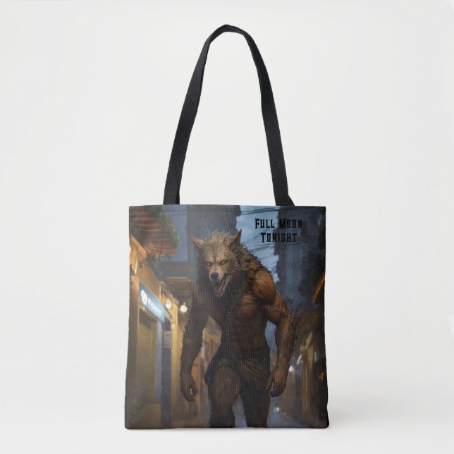 Werewolf Romance Reader Geburtstagsgeschenk Name Tasche (Vorderseite)