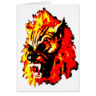 Werewolf rot, gelb, Schwarzes