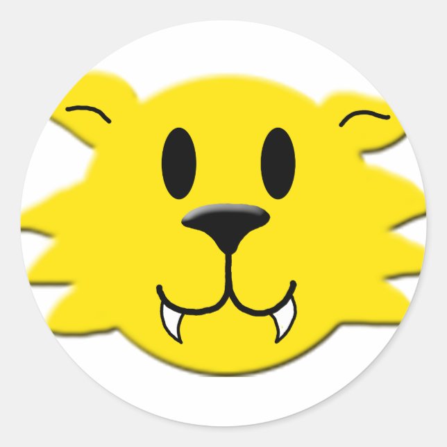 Werewolf Runder Aufkleber (Vorderseite)