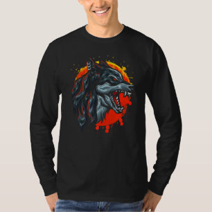 Werewolf Sonnenuntergang für Wölffans T-Shirt