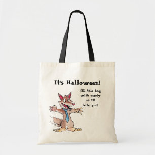Werewolf-Trick-oder Leckerei-Tasche Tragetasche