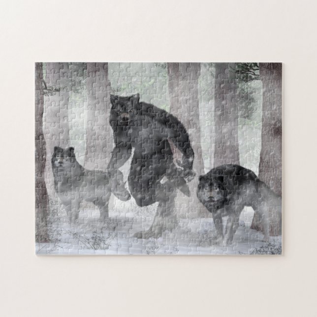 Werewolf und Wölfe (Horizontal)