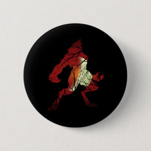 Werewolf Wolf Moon Werewolf Silhouette Halloween C Button