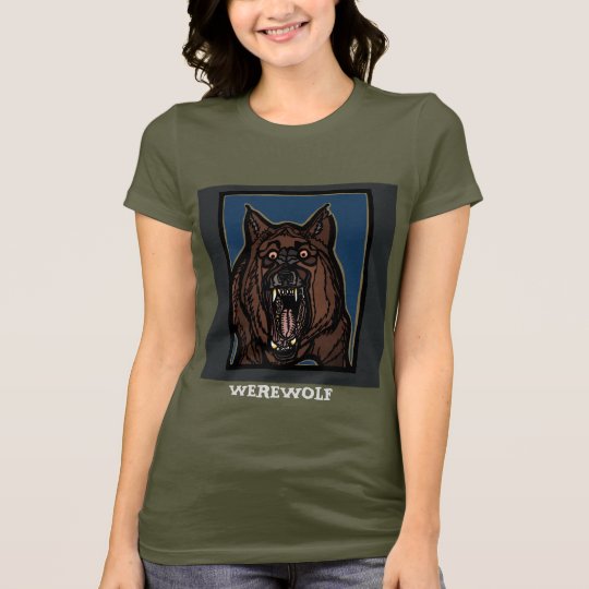 Werewolft-stück durch FacePrints T-Shirt