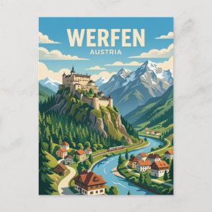 Werfen Österreich Postkarte