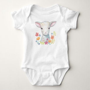 Werfen Sie Babykleidung christliche Baby Strampler