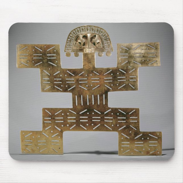 Werfen Sie Tumbaga Brust, von Huaca Del Dragon Mousepad (Vorne)