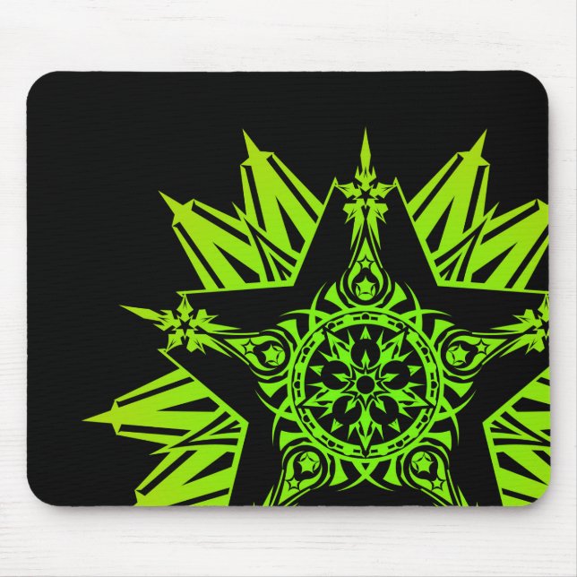 Werfender Stern Mousepad (Vorne)