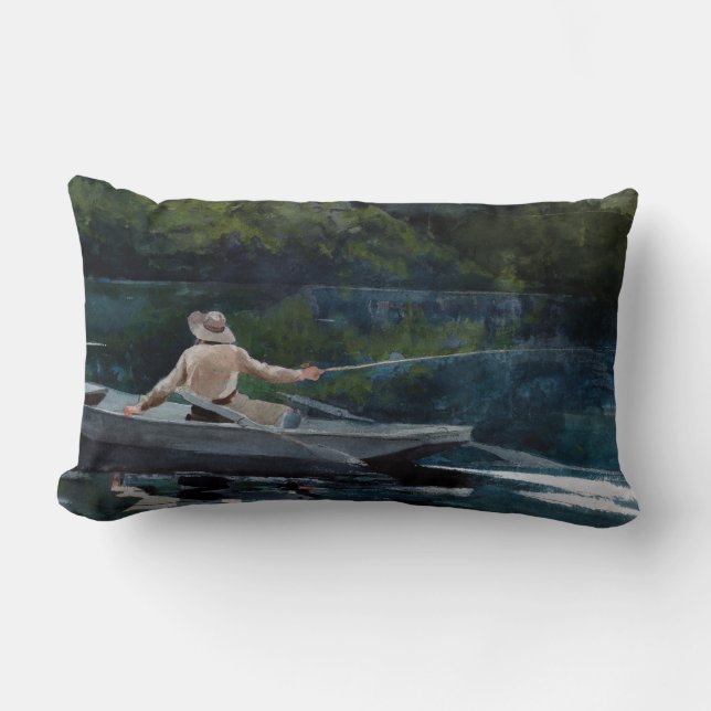Werfendes Winslow Homer, Nummer zwei Lendenkissen (Vorderseite)