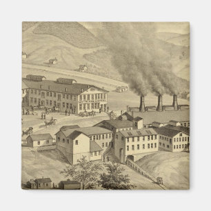 Werke der Central Glass Company in West Virginia Magnet