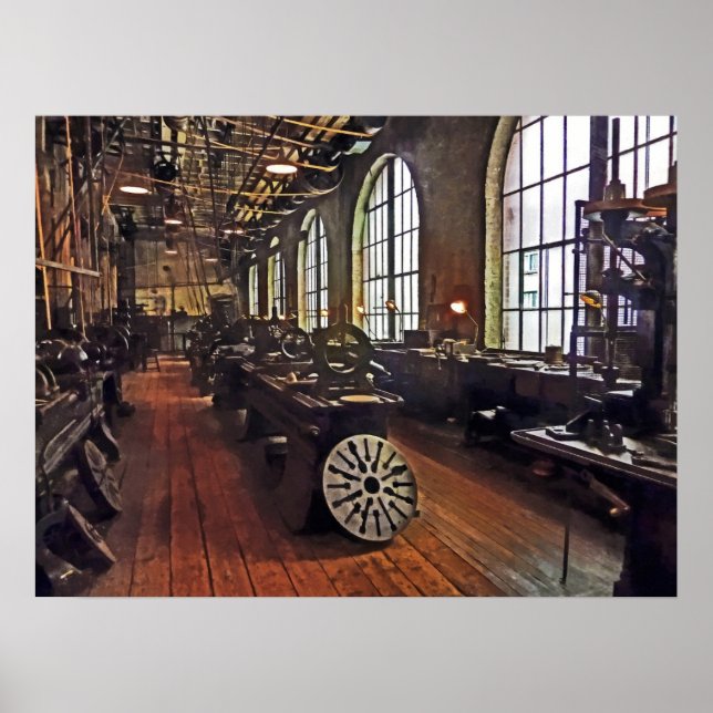 Werksmaschinerie Poster (Vorne)