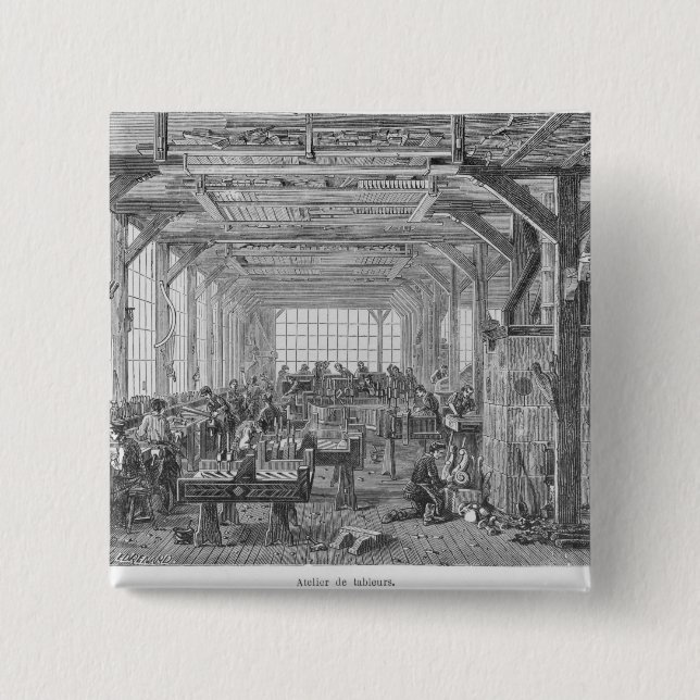 Werkstatt der Pleyel Klavierhersteller Button (Vorderseite)