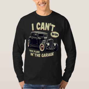 Werkstatt für Autoliebhaber Garage Automechaniker  T-Shirt