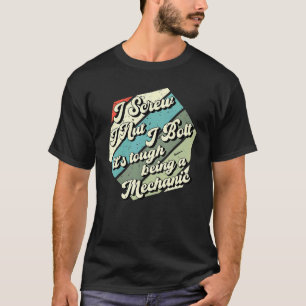 Werkstatt I Schraube I Mutter I Bolzen Mechaniker T-Shirt