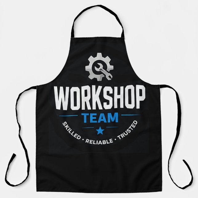 ⚙️ Werkstatt-Team Modern Garage⚙️ Schürze (Vorderseite)