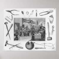 Werkstatt und wichtigste Schmuckwerkzeuge, 1810