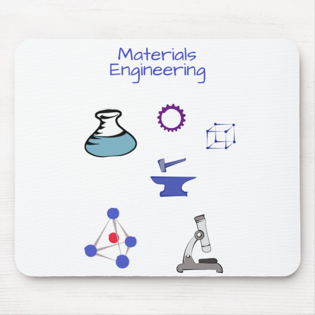 Werkstoffingenieur Chemieingenieurwesen Mousepad (Vorne)