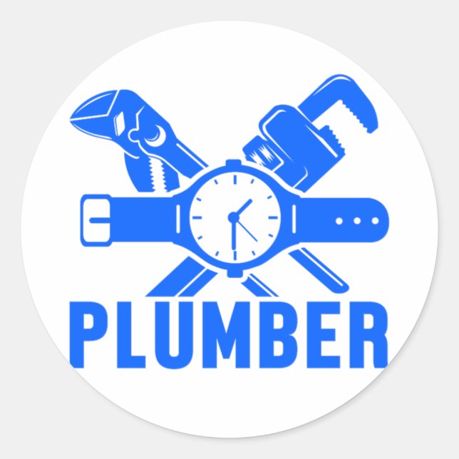 Werkzeug für Klempnerwerkzeuge, das Pipe-Craft-Job Runder Aufkleber (Vorderseite)
