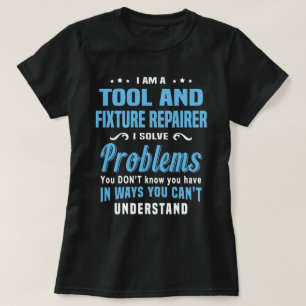 Werkzeug- und Befestigungsreparatur T-Shirt