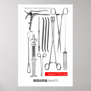 Werkzeuge des Massenvernichtung-Plakats Poster