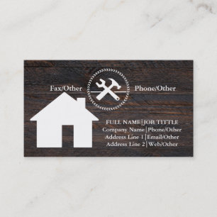 Werkzeuge für beruflich-Builder-Tischlerwerkzeuge Visitenkarte
