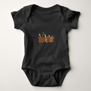 Werkzeuggürtelhandwerker Do-it-yourself Baby Strampler