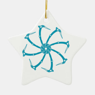 Werkzeugspindel Keramik Ornament