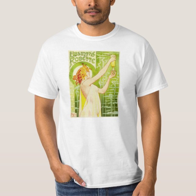 Wermut Alphonse Mucha Robette T - Shirt (Vorderseite)