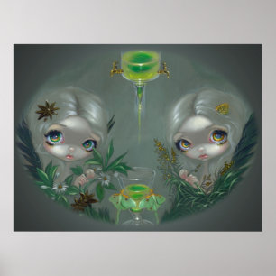 Wermut: Anis und Wermut KUNST-DRUCK-Fee Poster