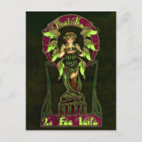 Wermut-Fee-Postkarte