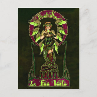 Wermut-Fee-Postkarte Postkarte