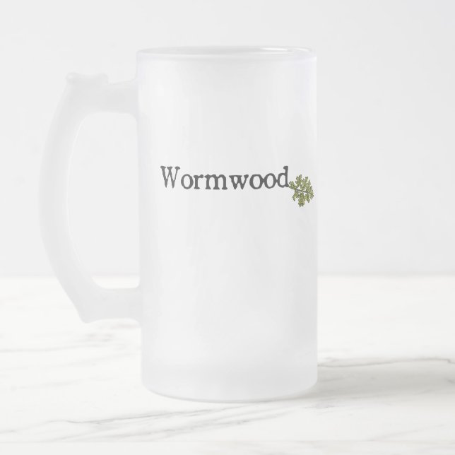 Wermut-Glas-Tasse Mattglas Bierglas (Links)